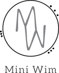 Mini Wim Logo with Round Tribal Border
