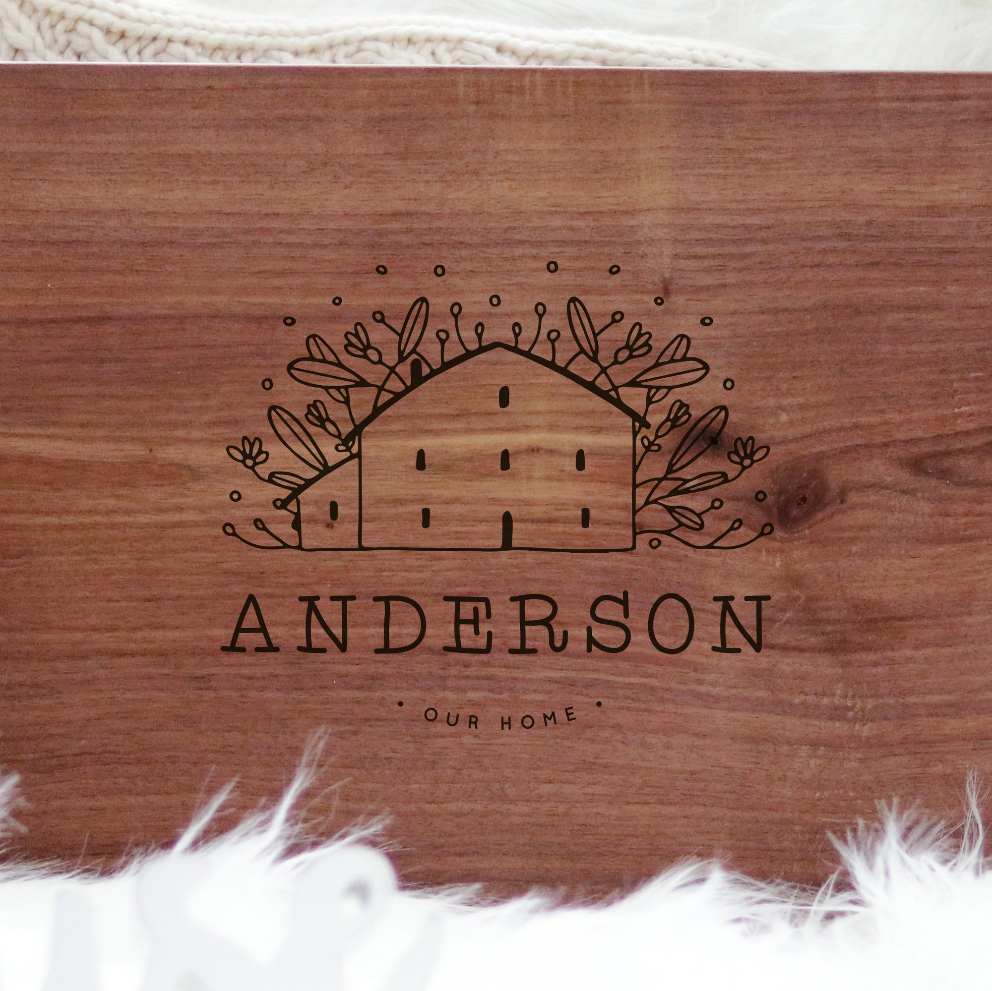 Laser Engraved Cute Cutting Board, Personalized Name, Handmade Wedding Gift for Couple, Artisan Present for Him or Her, For Chefs, LGC10502